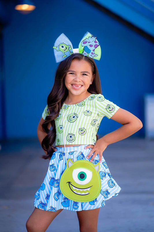 Green Monster flat bag (READY TO SHIP)