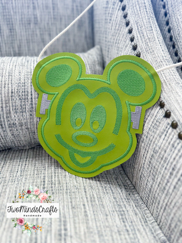 *DISCONTINUED* Green Frank Waffle fruit flat lay bag (READY TO SHIP)