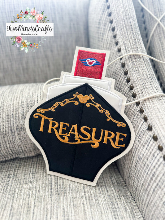 Treasure Cruise Ship flat lay bag (READY TO SHIP)