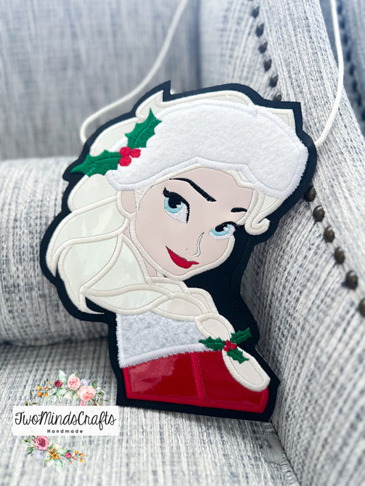 Ice Queen Santa flat lay bag (READY TO SHIP)