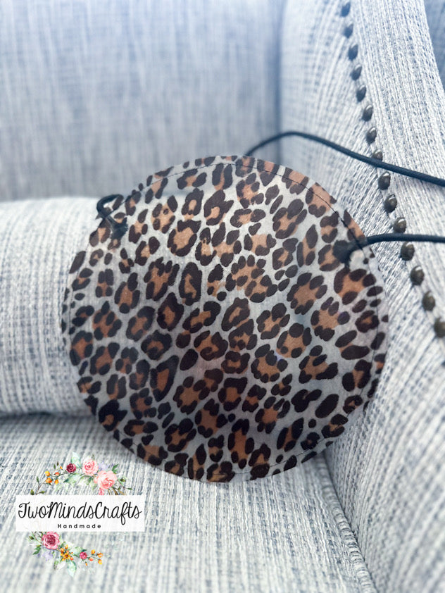 *ATRP* Animal print clear flat bag (READY TO SHIP)