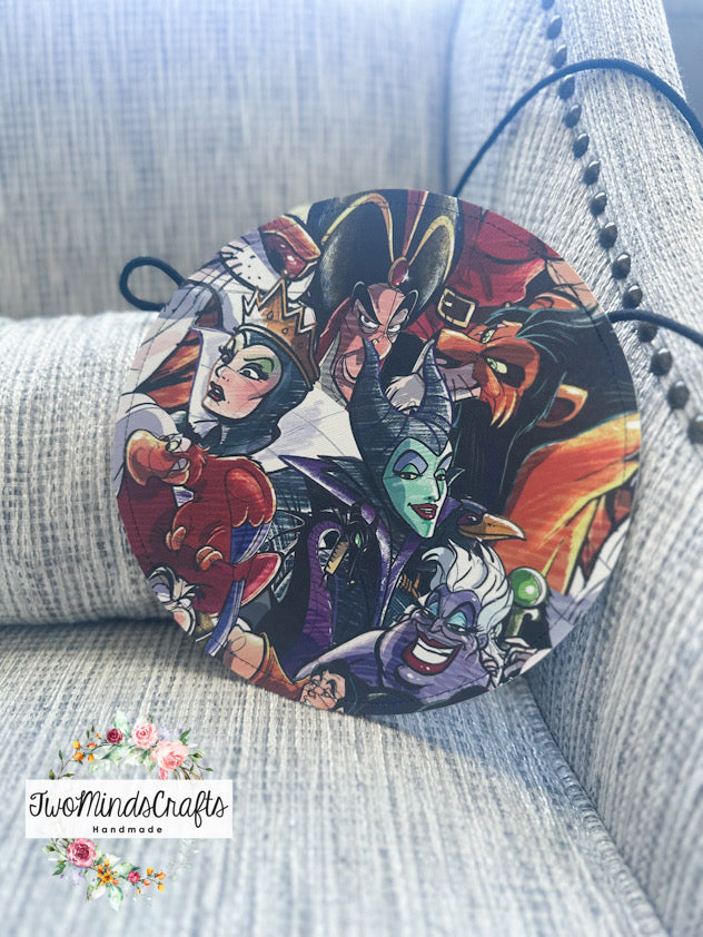 *ATRP* Colorful Villains circle flat bag (READY TO SHIP)