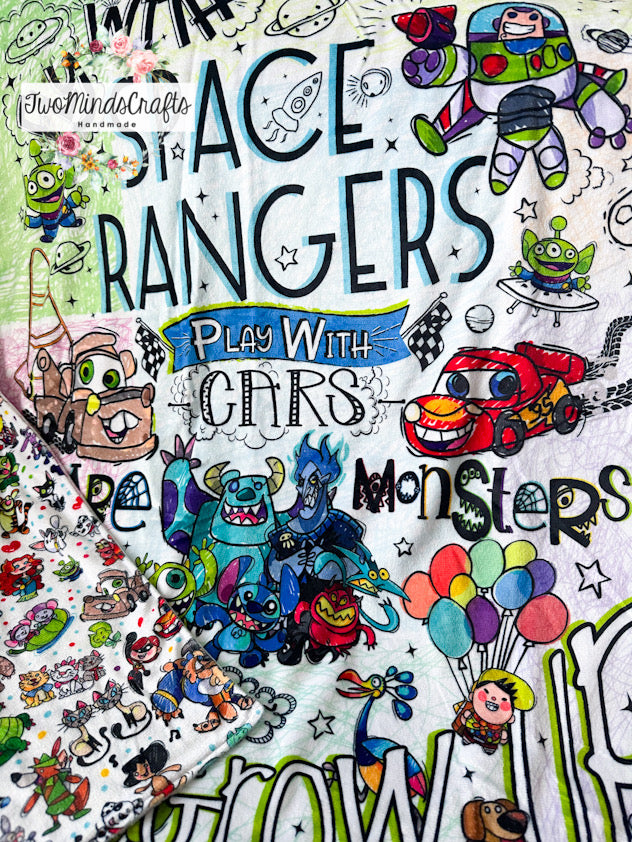 Lap Blanket - Mashup Jellypen Characters 2.0 (READY TO SHIP)