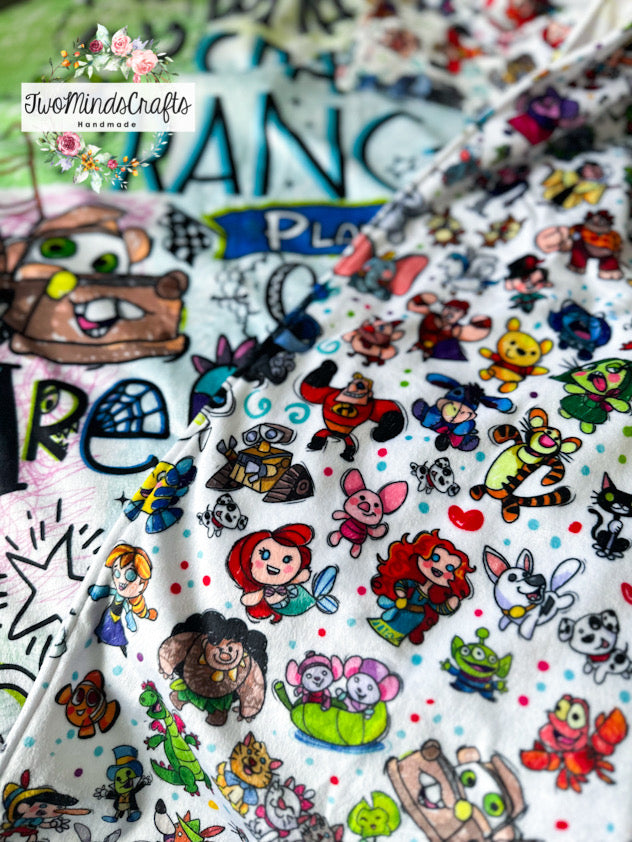 Lap Blanket - Mashup Jellypen Characters 2.0 (READY TO SHIP)