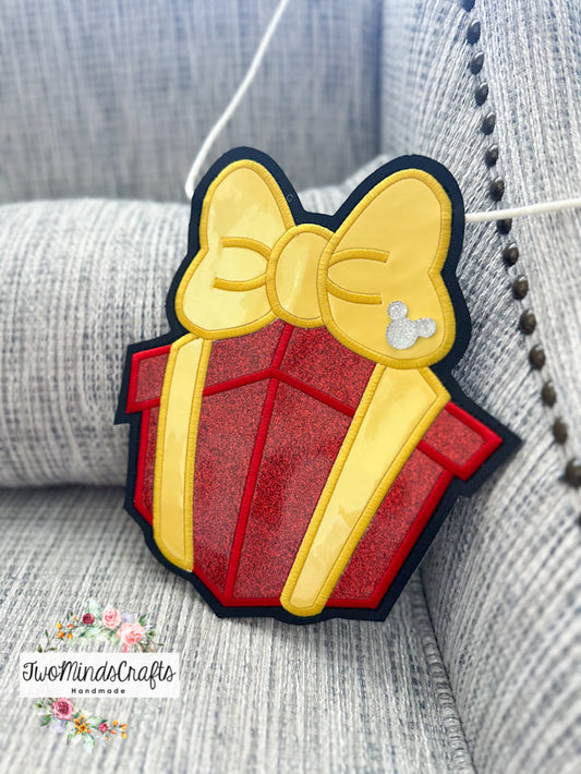 Red Gift Box flat lay bag (MADE TO ORDER)