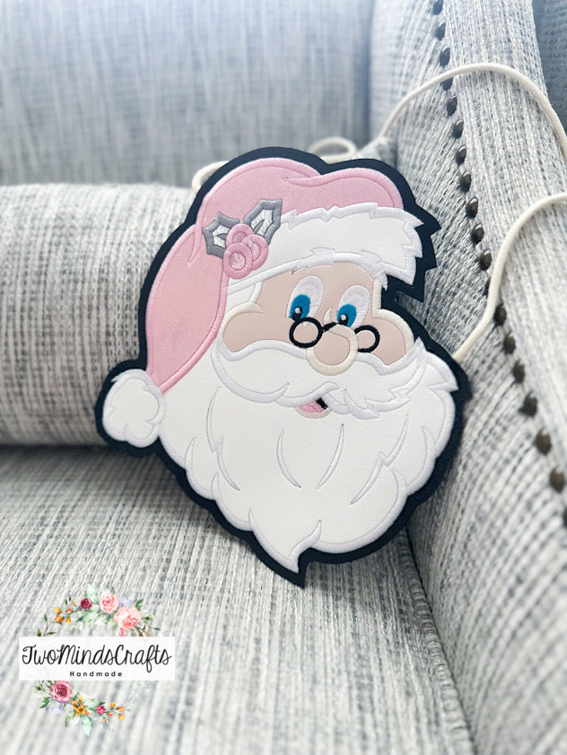 Light Pink Santa flat bag (READY TO SHIP)
