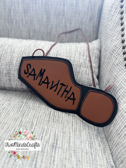 PERSONALIZED Toy Cowboy boot print flat bag (MADE TO ORDER)