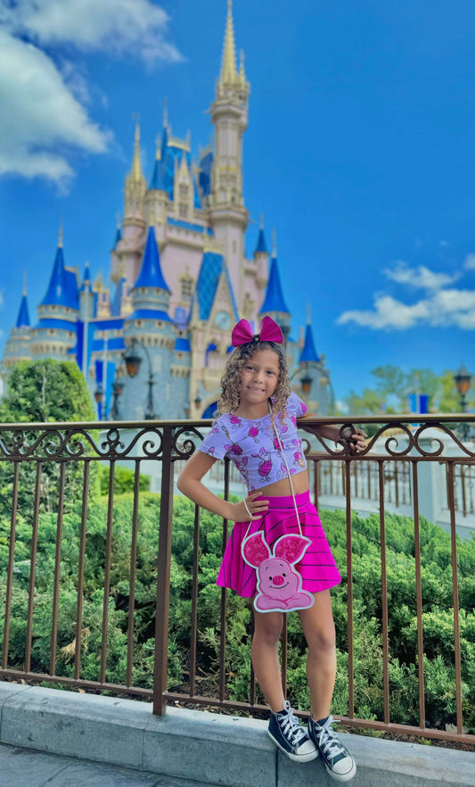 Cute Pig 2.0 flat lay bag (READY TO SHIP)