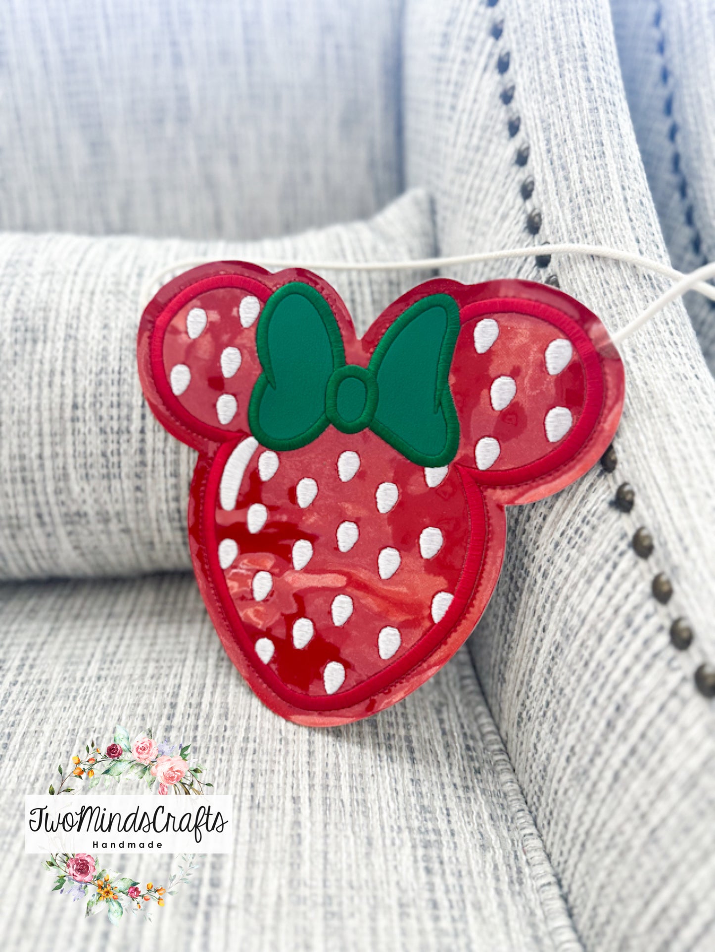 Mouse Strawberry Fruit flat lay bag (READY TO SHIP)