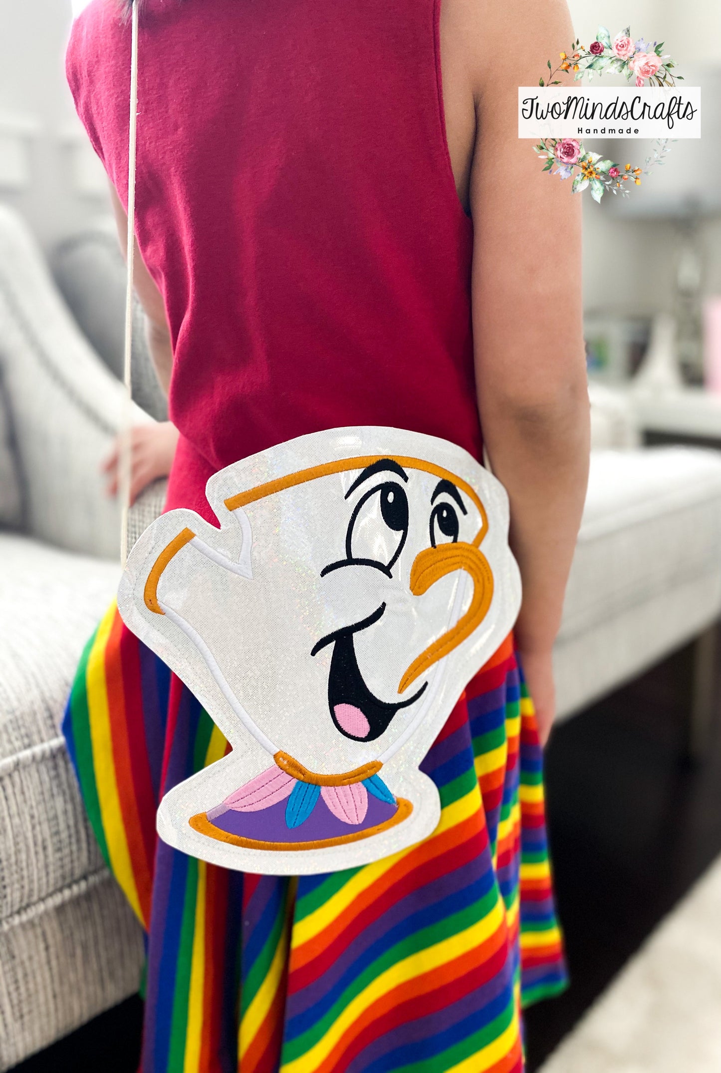 Cute Teacup flat lay bag (READY TO SHIP)