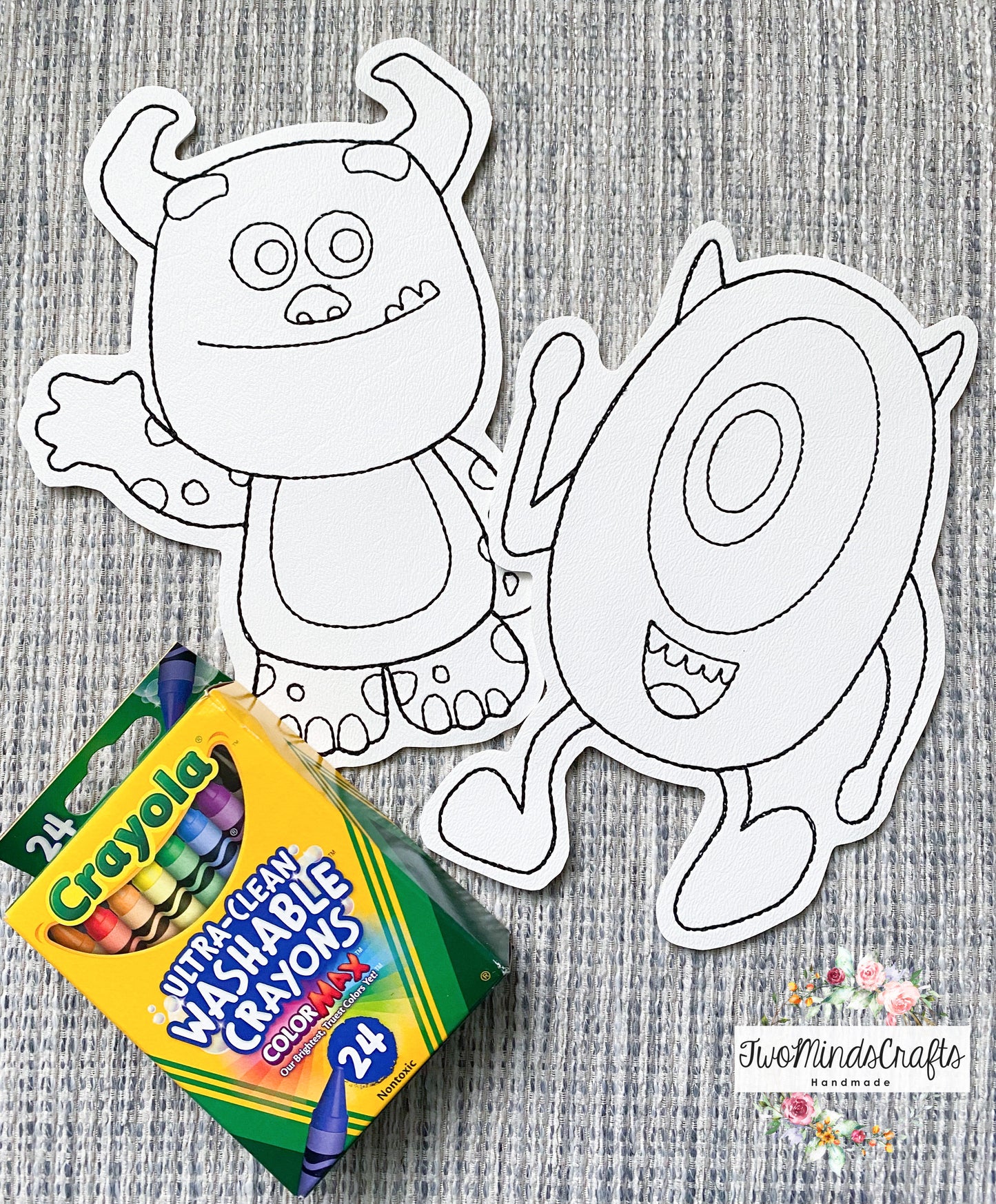 Flat Vinyl Doodles - Monsters (READY TO SHIP)