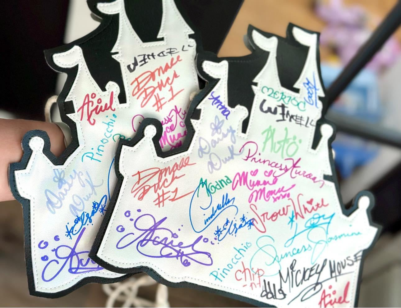 White Princess Castle Autograph flat lay bag (READY TO SHIP)