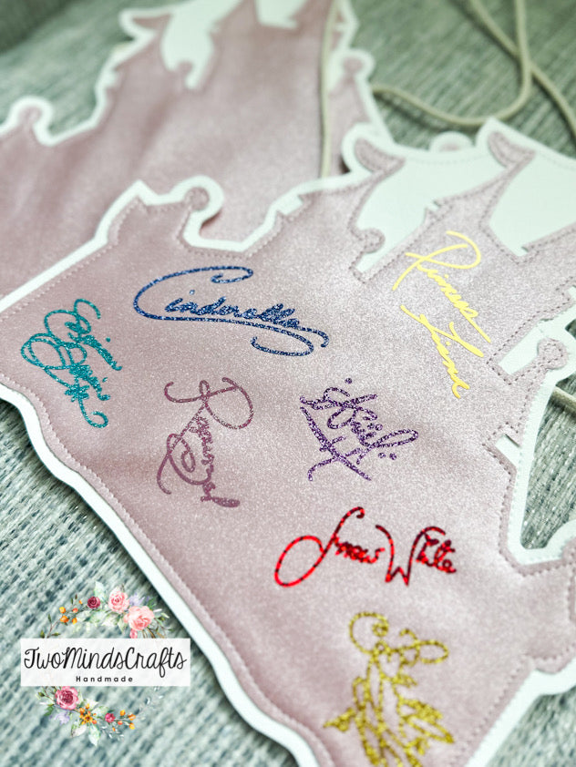 Pink Princess Castle Autograph flat lay bag (READY TO SHIP)