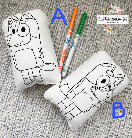 Doodle Dolls - Blue Dogs (READY TO SHIP)