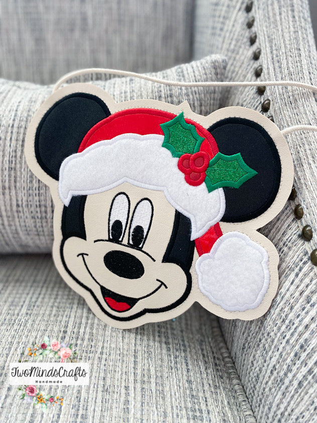 Boy Mouse Santa Hat flat lay bag (READY TO SHIP)