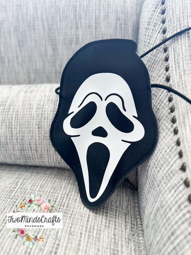 Glow In The Dark Horror Screaming flat lay bag (READY TO SHIP)