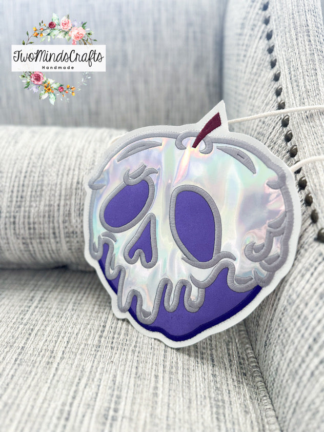 Silver Drip Apple flat lay bag (READY TO SHIP)