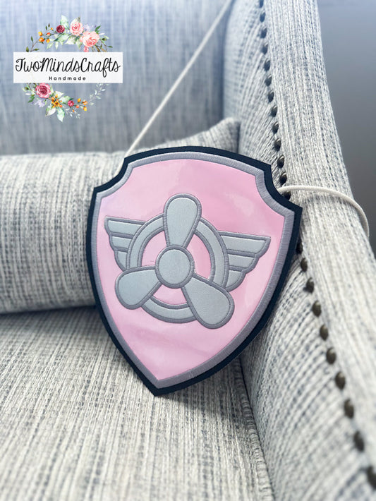 Girl Patrol Dog Badge flat lay bag (READY TO SHIP)