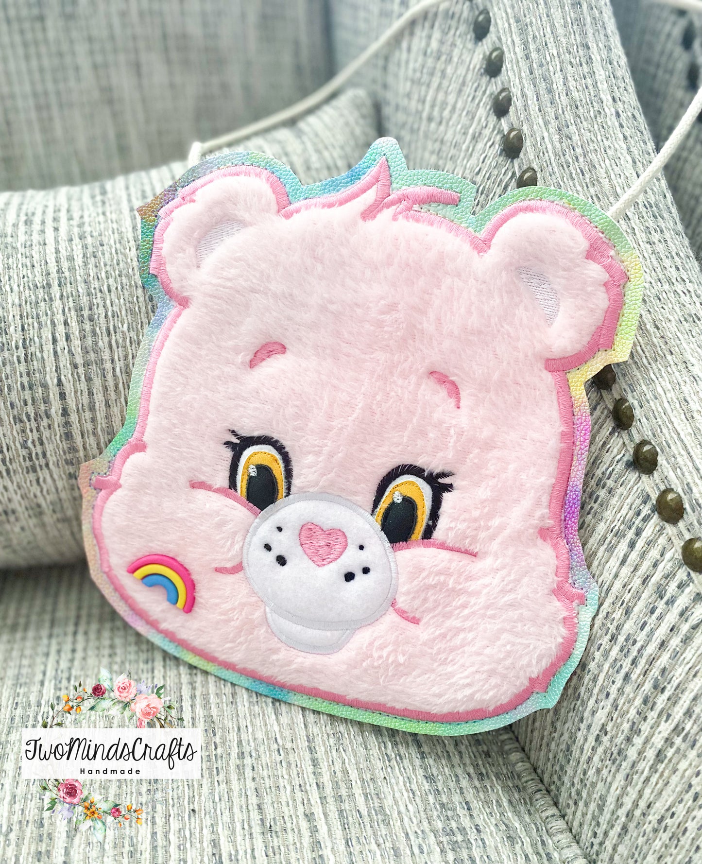 Rainbow Bear flat lay bag (READY TO SHIP)
