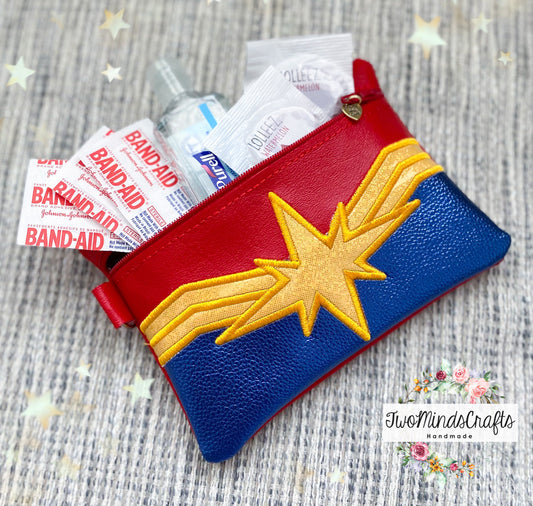 Captain M Zipper Pouch (READY TO SHIP)