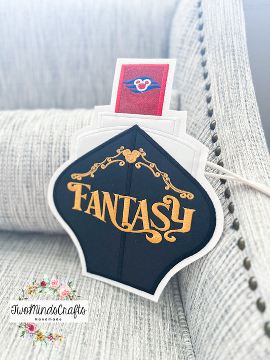 Fantasy Cruise Ship flat lay bag (READY TO SHIP)
