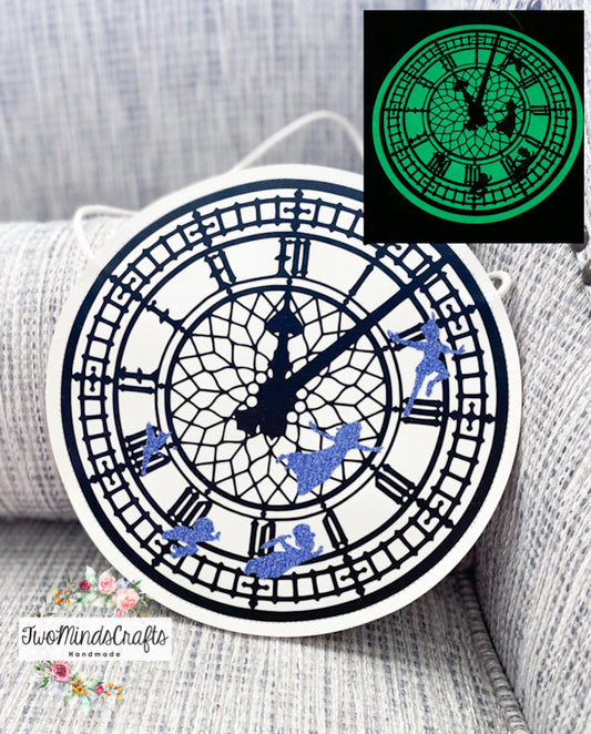 Big Glow in The Dark Clock flat bag (READY TO SHIP)