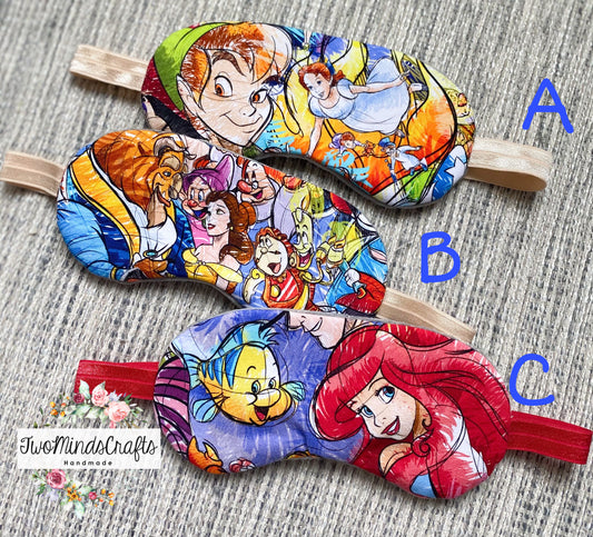 Sleep masks - Flying boy / Beauty / Mermaid (READY TO SHIP)