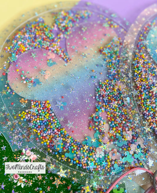 *ATRP* Pastel Rainbow shaker balloon flat bag (READY TO SHIP)