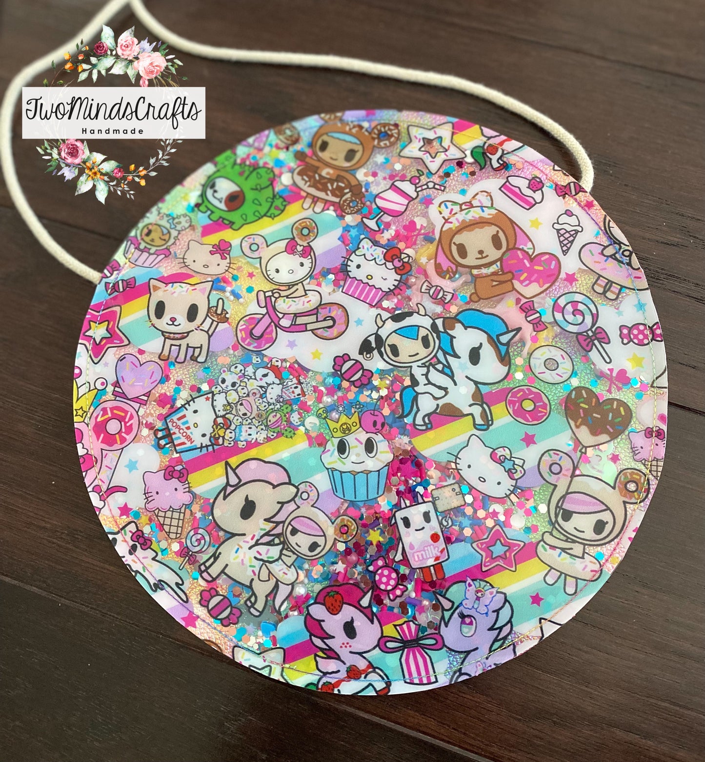 *ATRP* Mashup Unicorn & Cat shaker flat bag (READY TO SHIP)