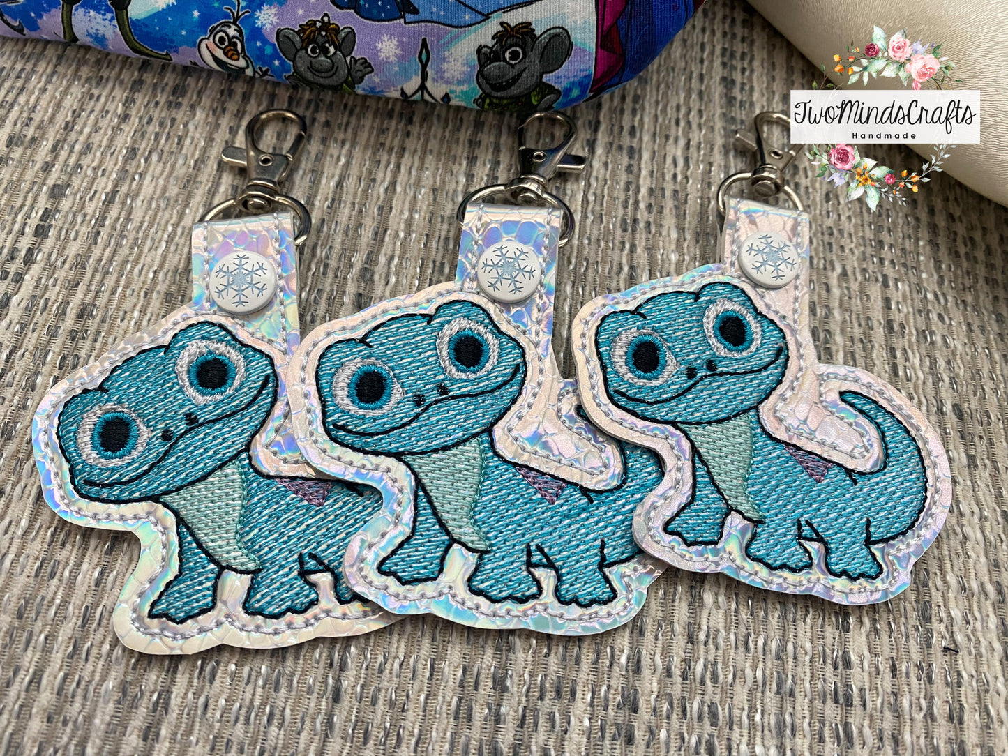Blue lizard keyfobs (READY TO SHIP)