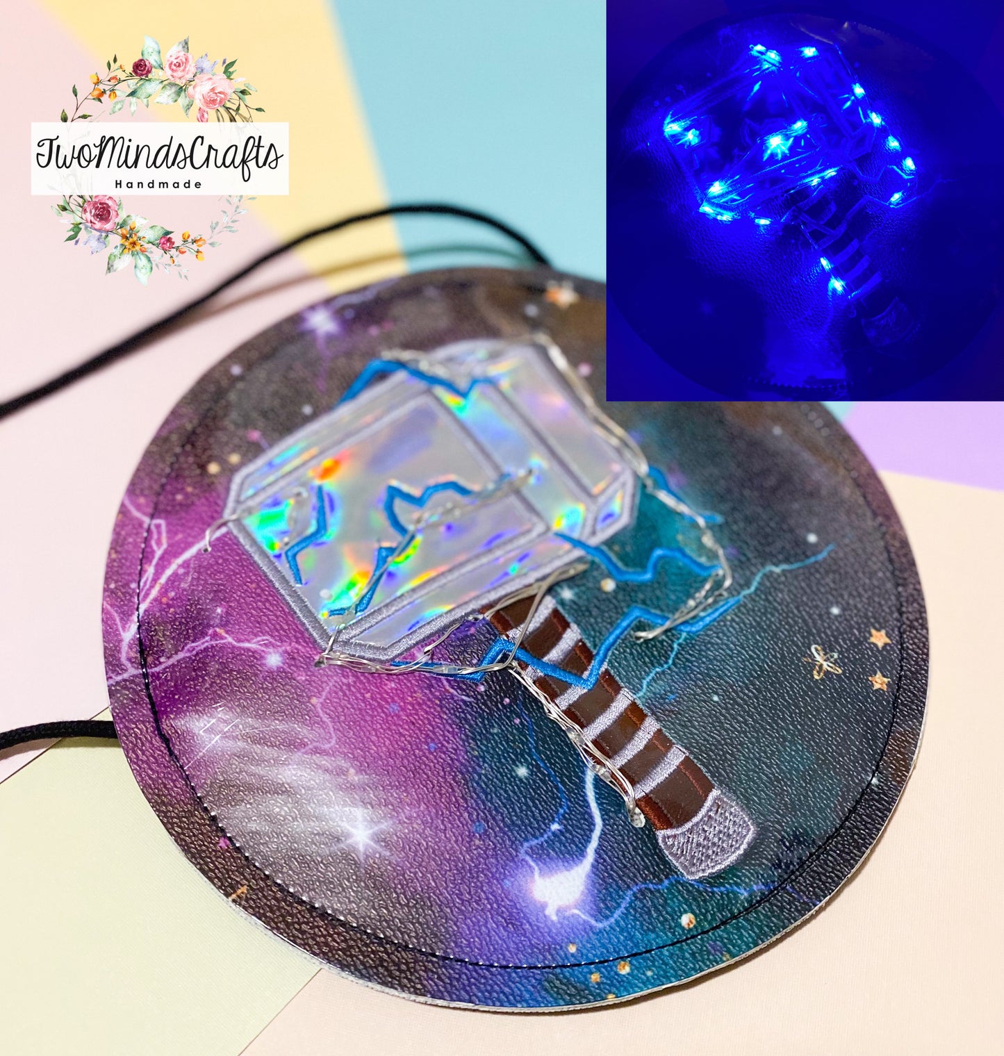 T Superhero Lightup Flat Bag (READY TO SHIP)