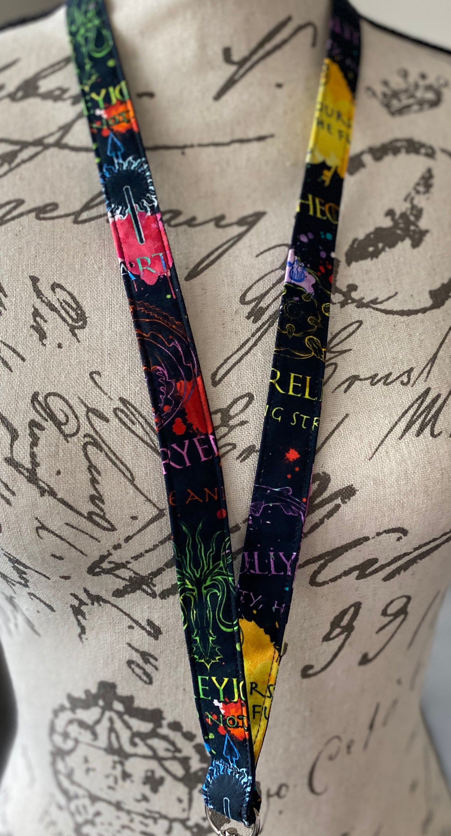 Classic lanyard - maps (READY TO SHIP)