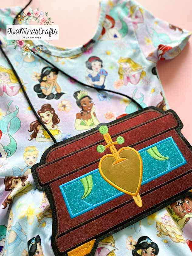 Evil Q Pig Heart Box flat lay bag (READY TO SHIP)