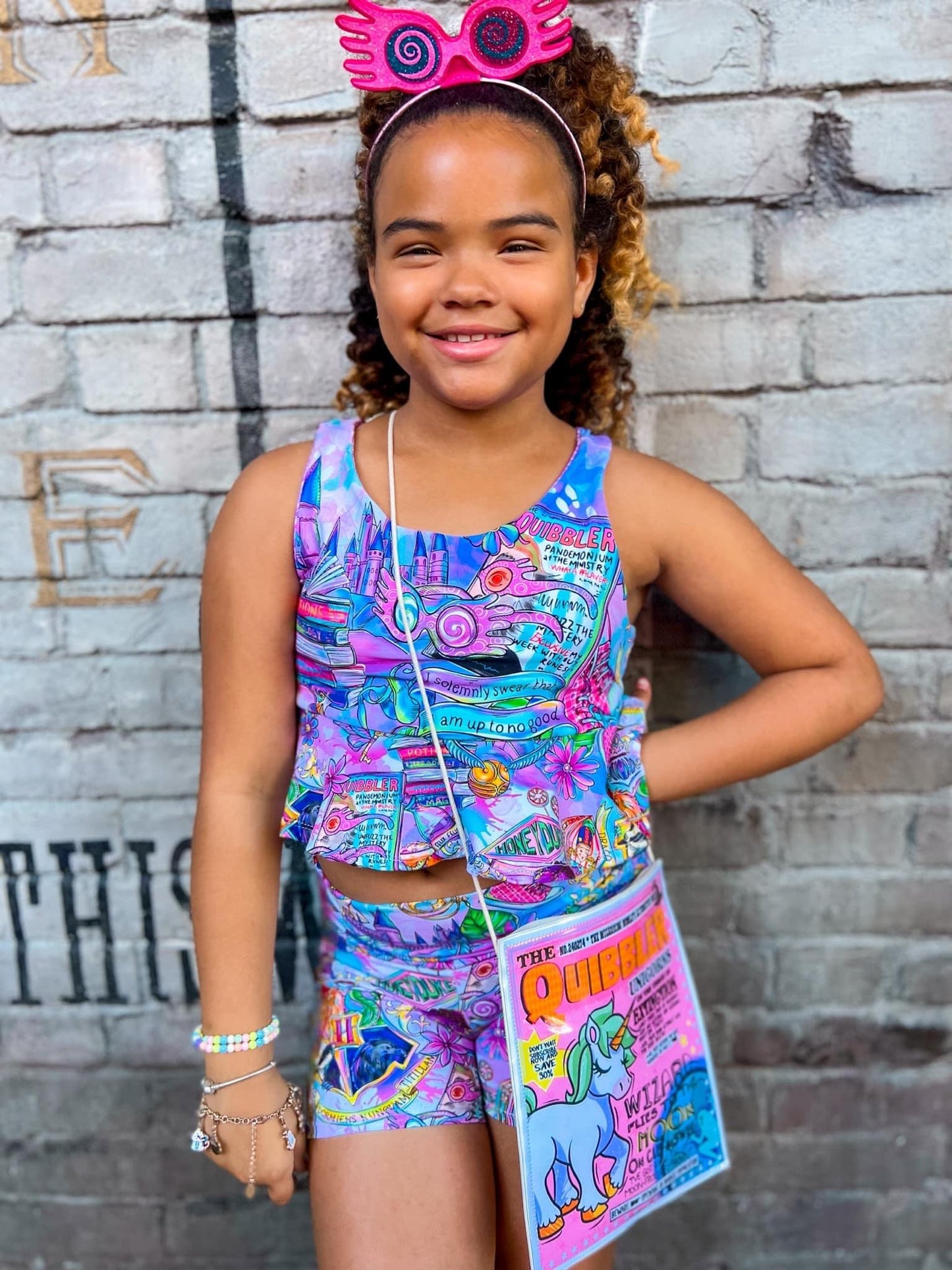 LIMITED Mystery Q Newspaper flat bag (READY TO SHIP)