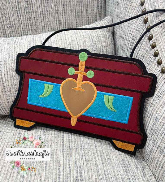 Evil Q Pig Heart Box flat lay bag (READY TO SHIP)