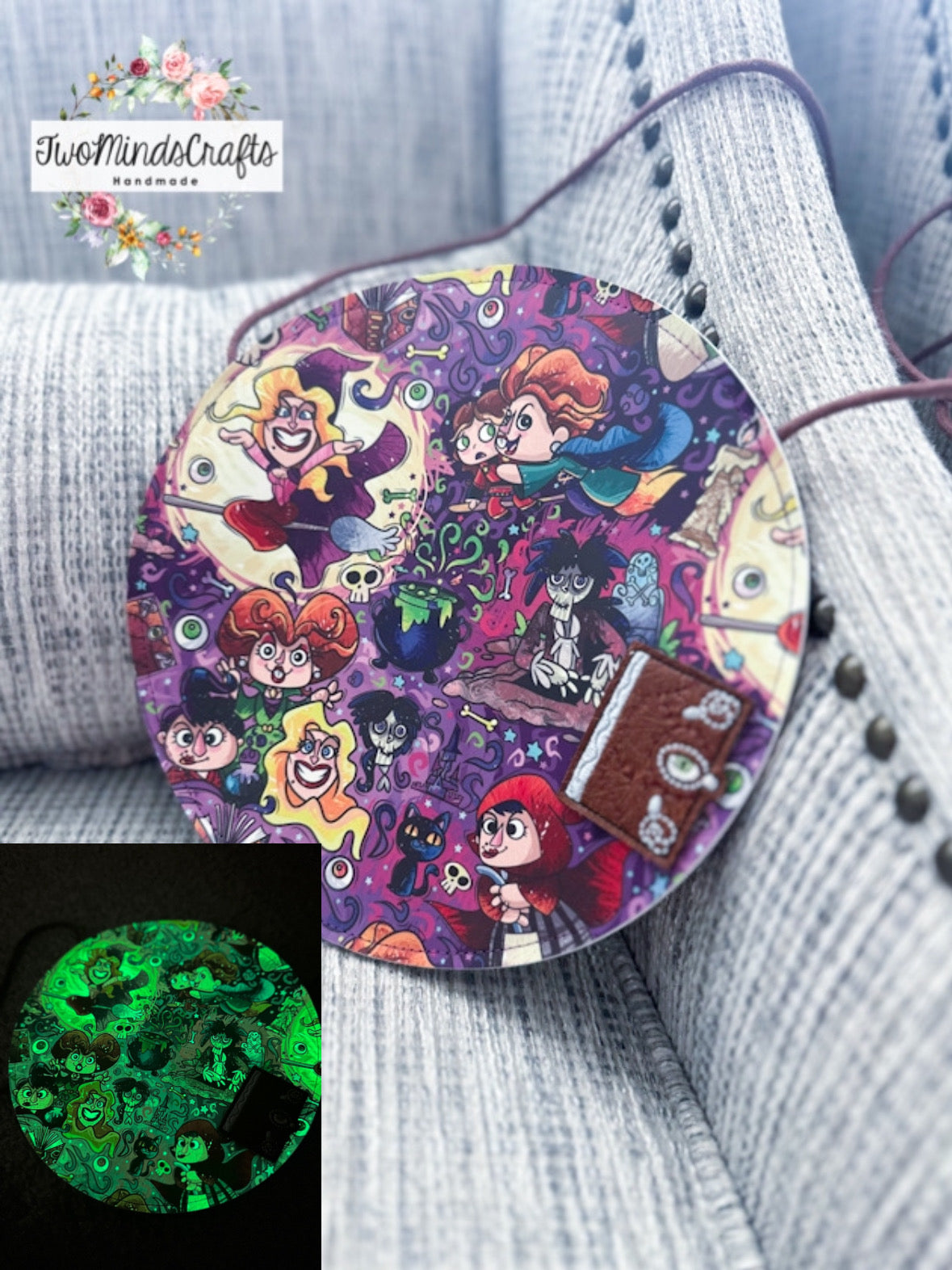 *ATRP* Glow in the dark Halloween Witches flat lay bag (READY TO SHIP)