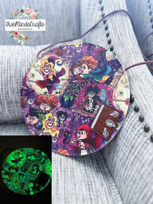 *ATRP* Glow in the dark Halloween Witches flat lay bag (READY TO SHIP)