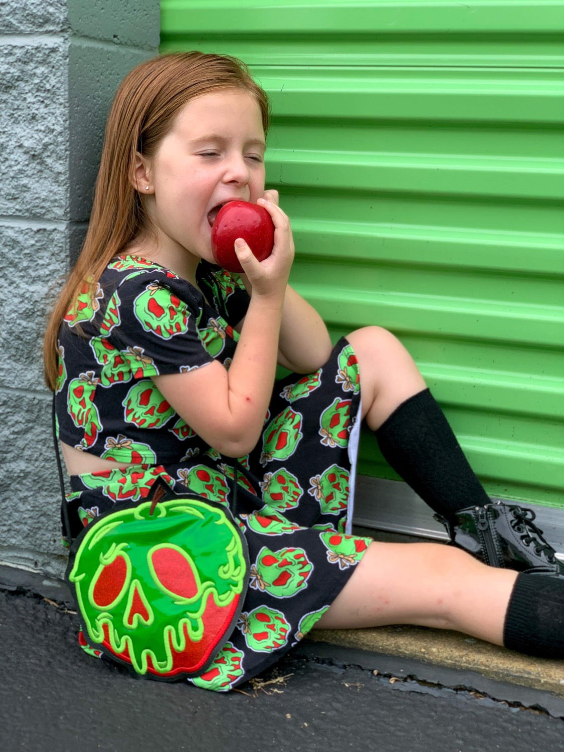 Green Poison fruit flat lay bag (READY TO SHIP)