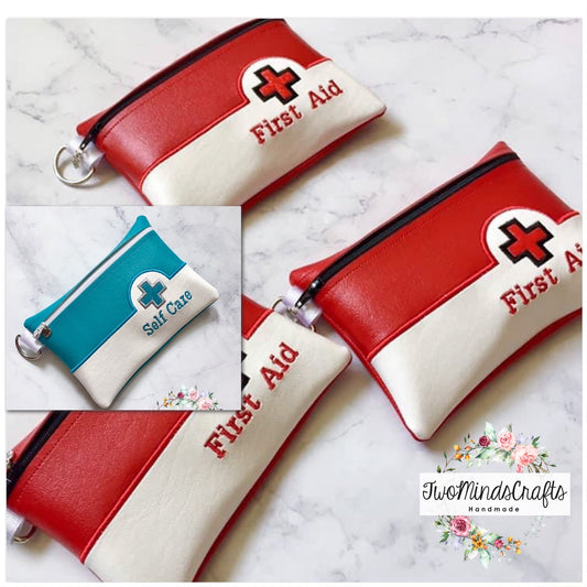 Self Care / First Aid Zipper Pouch (READY TO SHIP)
