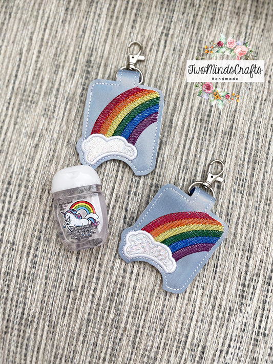 Rainbow hand sanitizer holder (READY TO SHIP)