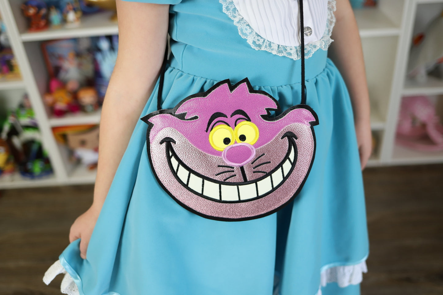 Glow In The Dark Cheeky Cat flat bag (READY TO SHIP)