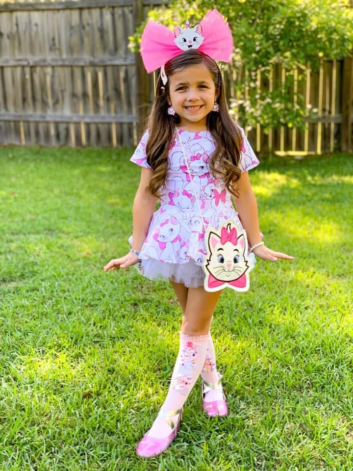 Hot Pink M*A*R*I*E cat flat bag (READY TO SHIP)