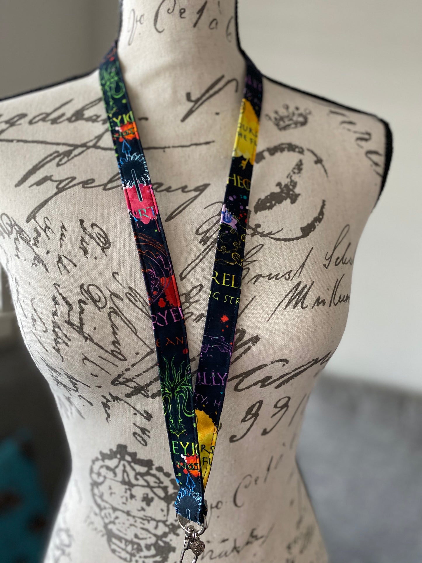 Classic lanyard - maps (READY TO SHIP)