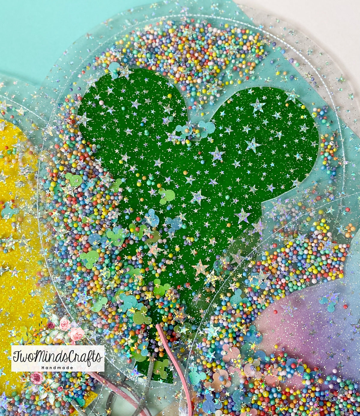 *ATRP* Green shaker balloon flat bag (READY TO SHIP)