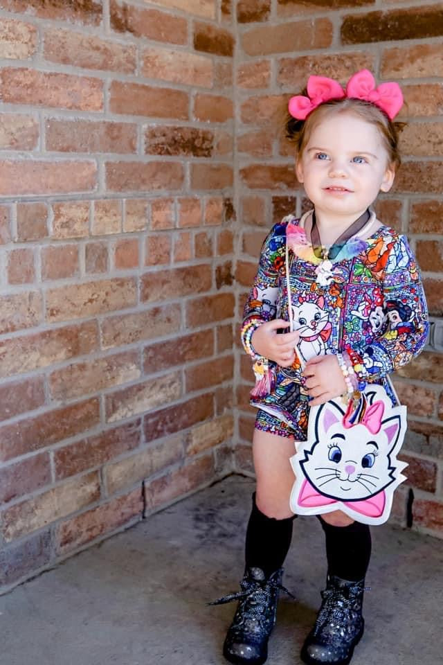 Hot Pink M*A*R*I*E cat flat bag (READY TO SHIP)