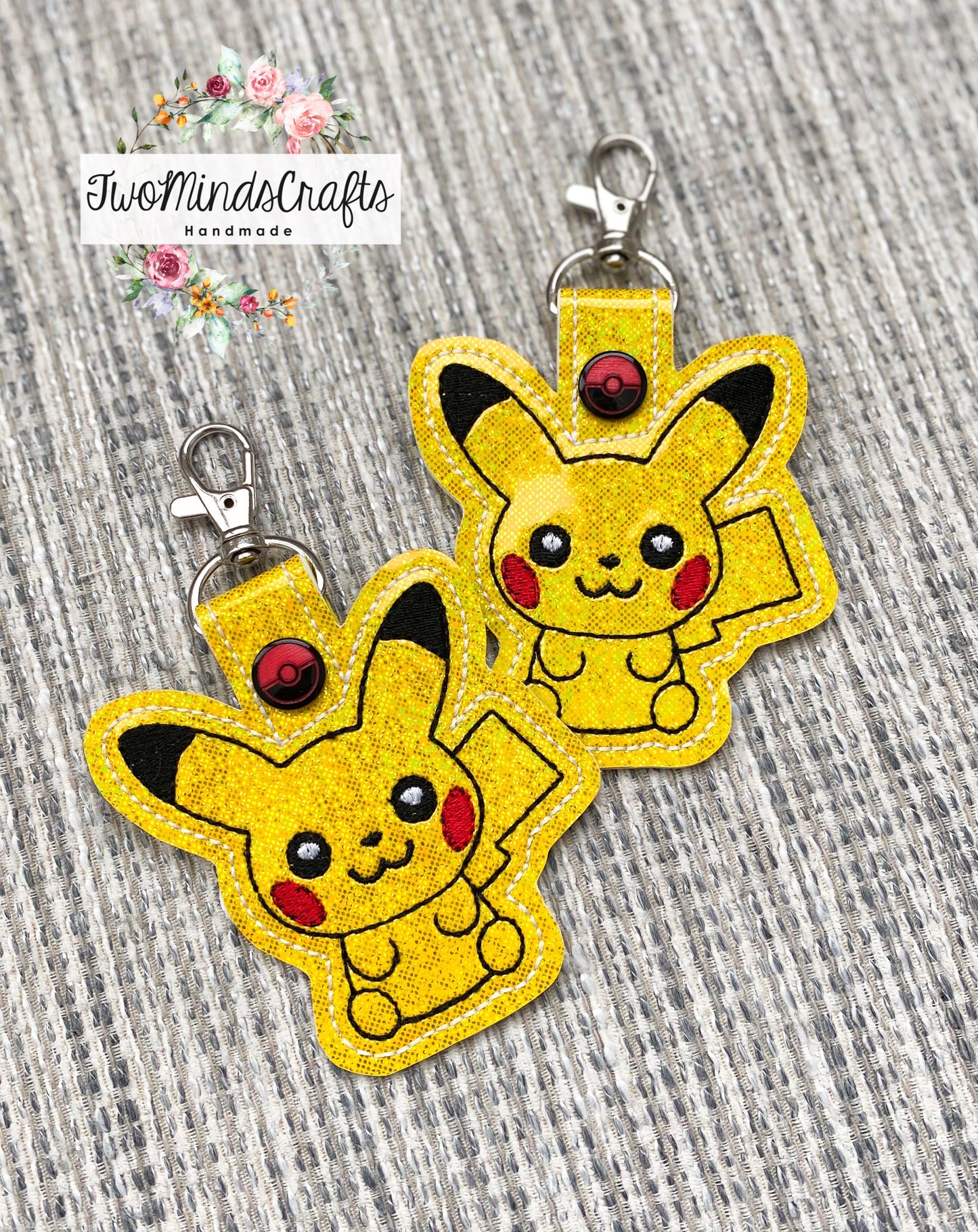 Yellow creature keyfob (READY TO SHIP)