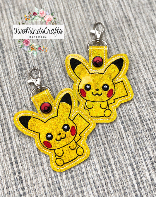 Yellow creature keyfob (READY TO SHIP)