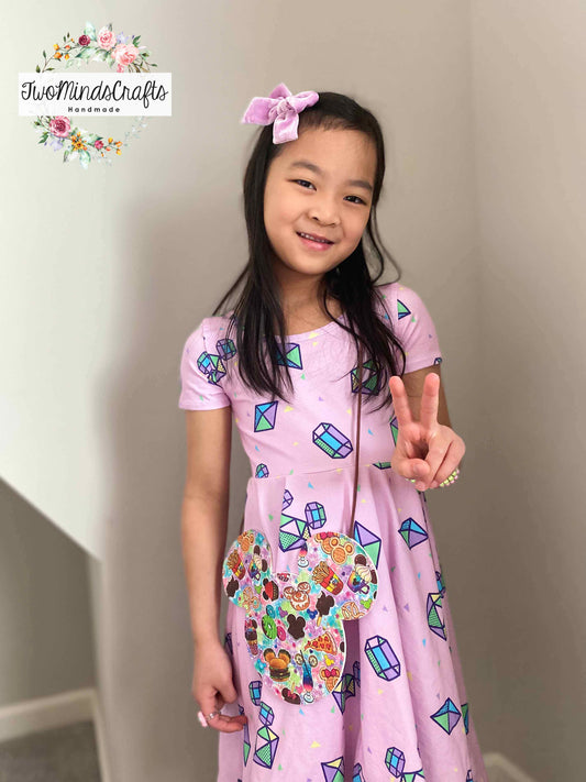 *ATRP* Snacks mouse head flat bag (READY TO SHIP)