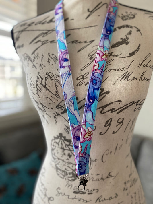 Classic lanyard - ponies (READY TO SHIP)