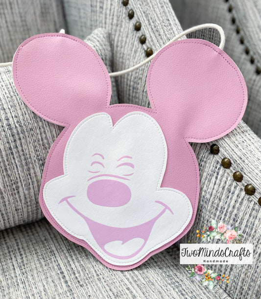 Pastel Pink Boy Mouse flat lay bag (READY TO SHIP)